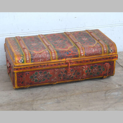 kh24 168 indian furniture hand painted metal trunk factory