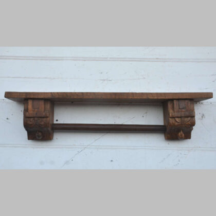 kh24 174 indian furniture wall shelf with rail factory