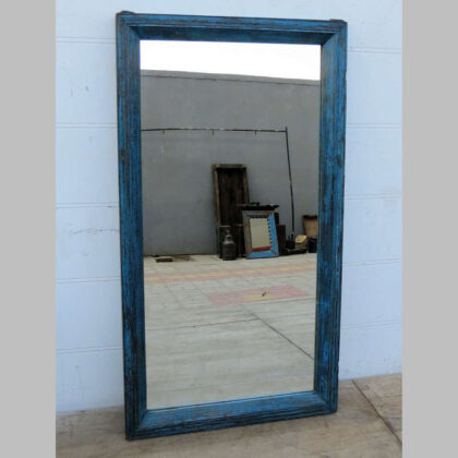 kh24 8 indian furniture large blue framed mirror factory