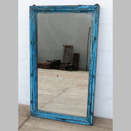 kh24 9 indian furniture attractive blue mirror factory