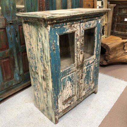 kh24 113 indian furniture blue and cream cabinet main