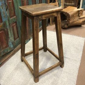 kh24 115 indian furniture old bar stool left