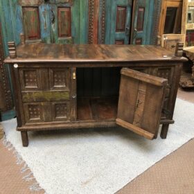 kh24 118 indian furniture unusual cabinet trunk open