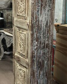 kh24 148 A2 indian furniture slim carved cabinets right