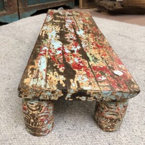 kh24 149 indian furniture unique painted table end