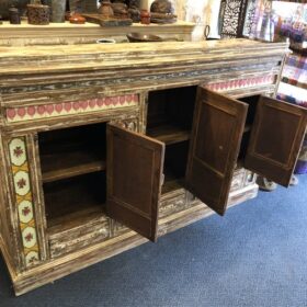 kh24 151 indian furniture amazing tiled sideboard open