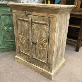 kh24 159 c indian furniture carved cabinet natural main