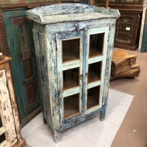 kh24 167 indian furniture blue lipped cabinet left