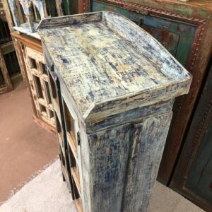 kh24 167 indian furniture blue lipped cabinet top