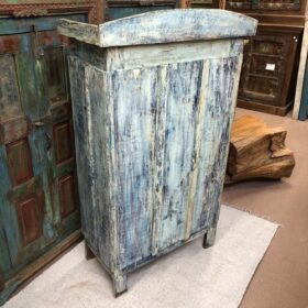 kh24 167 indian furniture blue lipped cabinet back