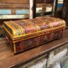kh24 168 indian furniture hand painted metal trunk main