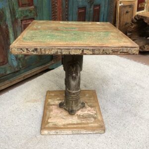kh24 175 indian furniture square pump side table front