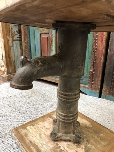 kh24 175 indian furniture square pump side table close