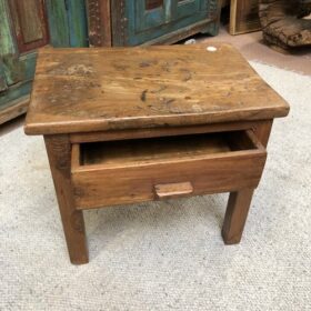 kh24 2 indian furniture mini teak table open