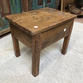 kh24 2 indian furniture mini teak table back