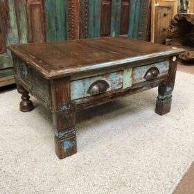 kh24 23 b indian furniture 2 drawered low table main