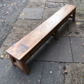 kh24 3 indian furniture old teak benches reverse