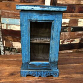kh24 31 d indian furniture small wall cabinet blue main