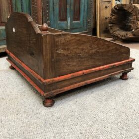 kh24 32 indian furniture wooden bajot seat left