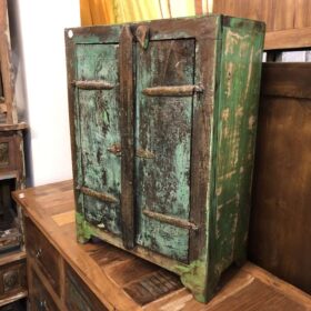 kh24 34 a indian furniture rustic cabinet green feet main