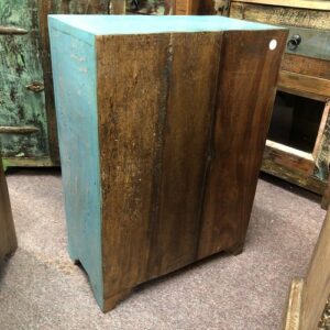 kh24 34 b indian furniture rustic cabinet blue pink back