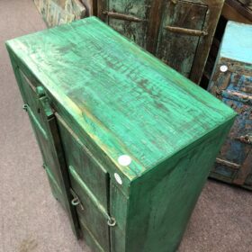 kh24 34 c indian furniture rustic cabinet dark green top