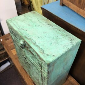 kh24 34 d indian furniture rustic cabinet green top