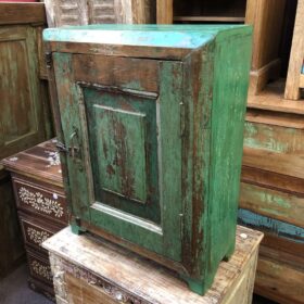 kh24 34 j indian furniture rustic cabinet green brown main