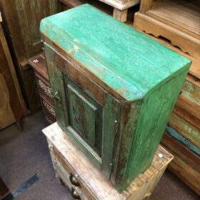 kh24 34 j indian furniture rustic cabinet green brown top