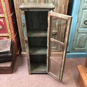 kh24 36 d indian furniture shallow slim cabinet open