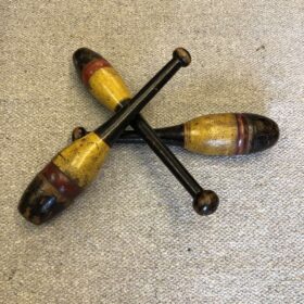 kh24 37 b indian accessory gift wooden club bell group