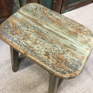kh24 47 indian furniture distressed stool top