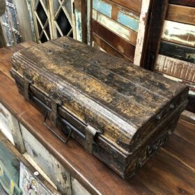 kh24 48 indian furniture metal storage trunk right