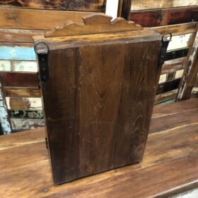kh24 55 b indian furniture brown and cream cabinet back