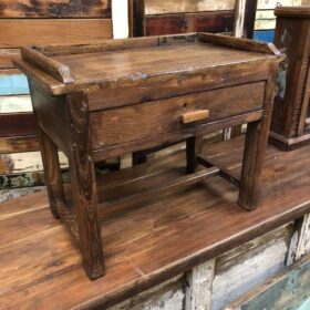 kh24 6 indian furniture one drawer teak table main