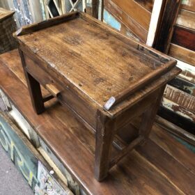 kh24 6 indian furniture one drawer teak table top