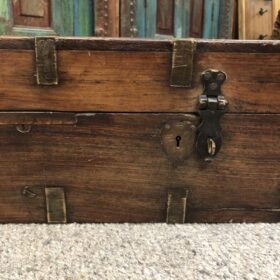 kh24 69 indian furniture vintage rectangular trunk catch