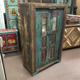 kh24 97 indian furniture framed panelled cabinet left