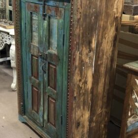 kh24 97 indian furniture framed panelled cabinet right