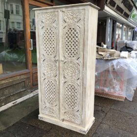 k80 7961 indian furniture ornate white cabinet main