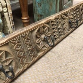 k80 7968 b indian accessory gift carved panels with hooks left
