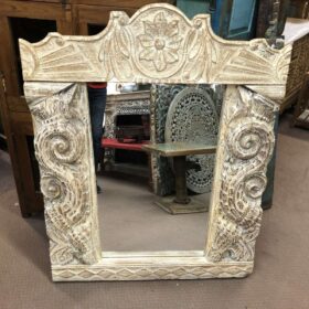 k80 7973 c indian furniture chunky carved mirror main
