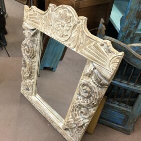 k80 7973 c indian furniture chunky carved mirror right