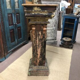 k80 7981 indian furniture unusual tall stand front
