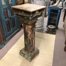 k80 7981 indian furniture unusual tall stand side