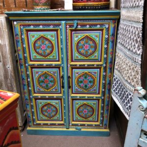 k80 8013 indian furniture floral painted cabinet main