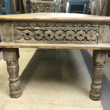 k80 8017 indian furniture carved edge coffee table far end