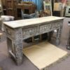 k80 8033 indian furniture 3 drawer carved console main