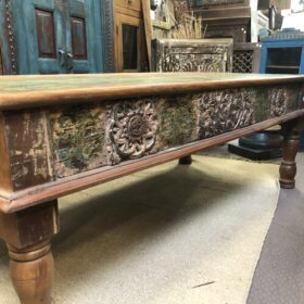 k80 8050 indian furniture carved coffee table front