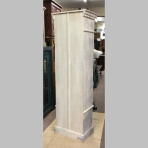 k80 8068 indian furniture slim white carved cabinet back